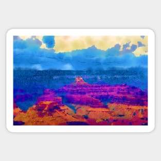 The Grand Canyon Alive In Color Sticker